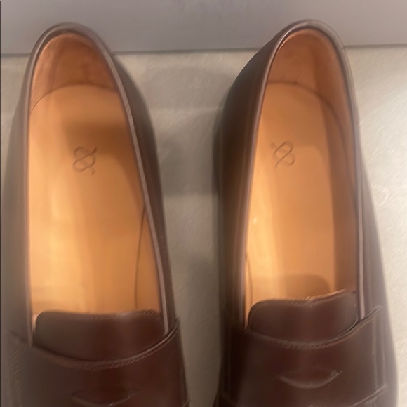 Elegant Dark Brown Leather Loafers for Men - Picture 9 of 14
